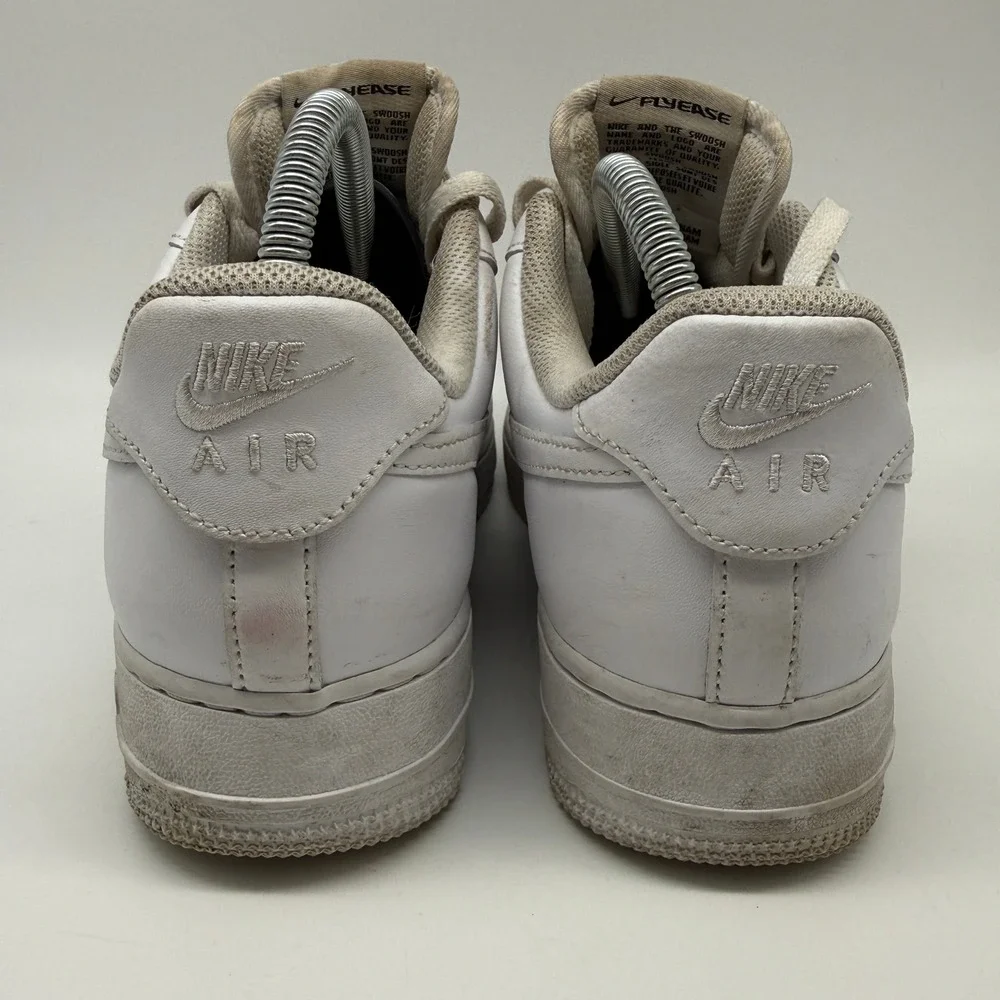 Nike Air Force 1 Low FlyEase Mens 7.5 White FD1146-100 Leather Sneakers